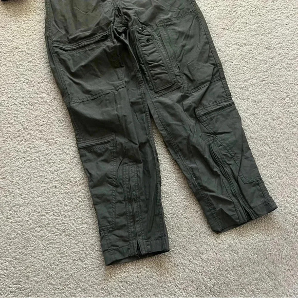 Military Coveralls Flyers Summer Fire Resistant Green 36R Gibraltar Industries - Picture 5 of 16